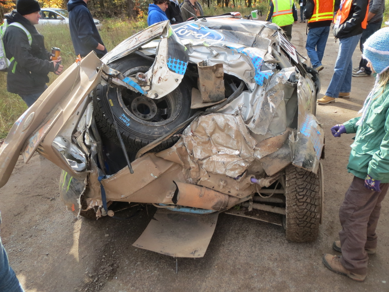 Illustration for article titled Ken Block crashed at Lake Superior Performance Rally...